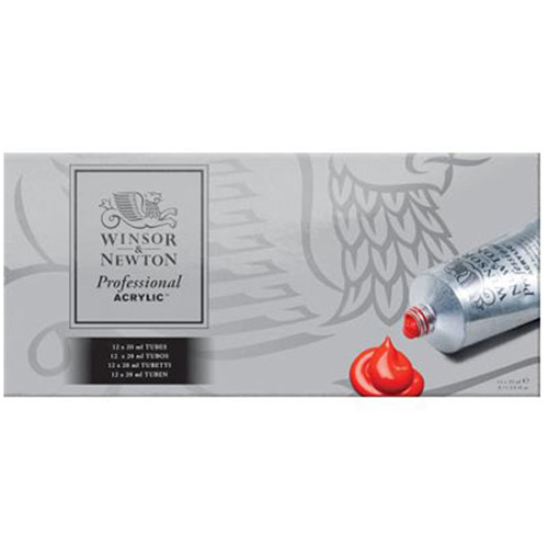 Winsor & Newton Professional Acrylic 12 x 20ml Tub