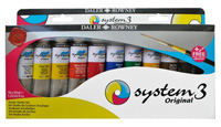 Daler Rowney System 3 Original Acrylic Paint Studio Set 10 x 37ml