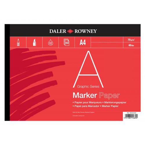 Daler Rowney Marker Pads 50 Sheets 70gsm
