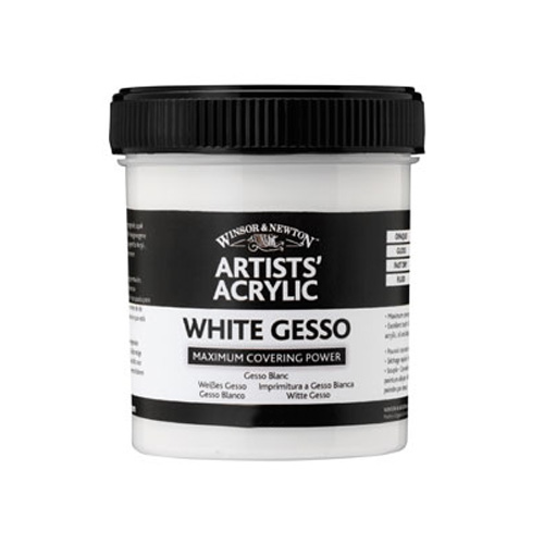 Winsor & Newton Artists Acrylic White Gesso Primer 237ml