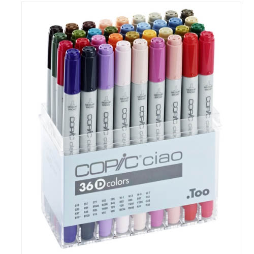 Copic Ciao Markers 36 Piece Set D