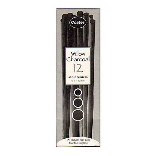 Coates Willow Charcoal Scene Painters Pack 12 sticks