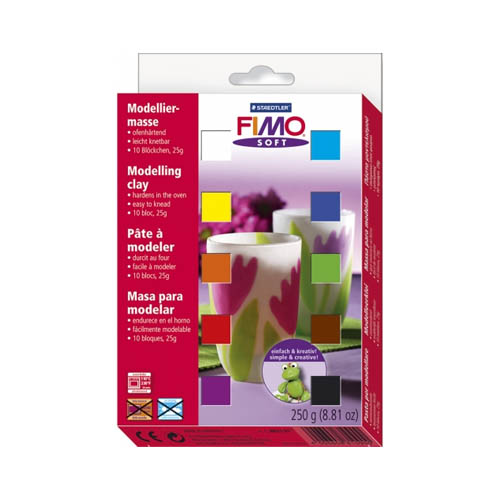 FIMO Soft Modelling Clay Material Set 10