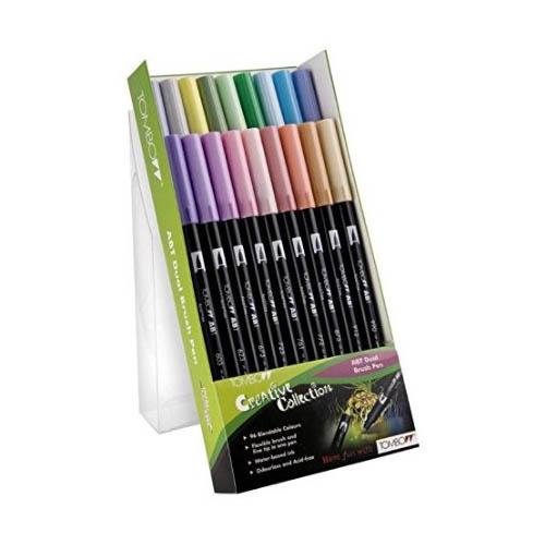 Tombow Dual Brush Pen Set 18pk Pastels