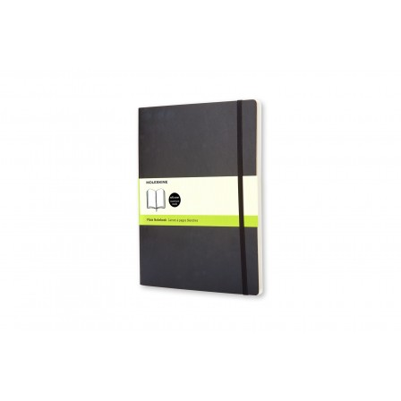 Moleskine Classic Notebook Plain Soft Black XL