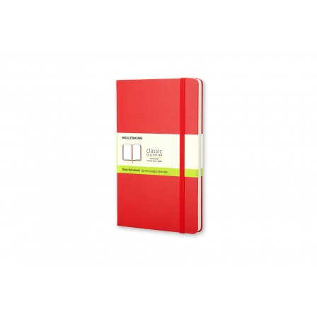 Moleskine Coloured Notebook Hard Large Plain Red