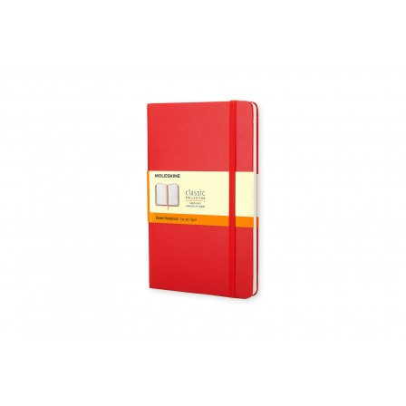 Moleskine Coloured Notebook Hard Large Ruled Red