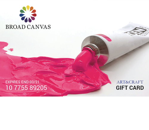 Broad Canvas Arts and Crafts Gift Card