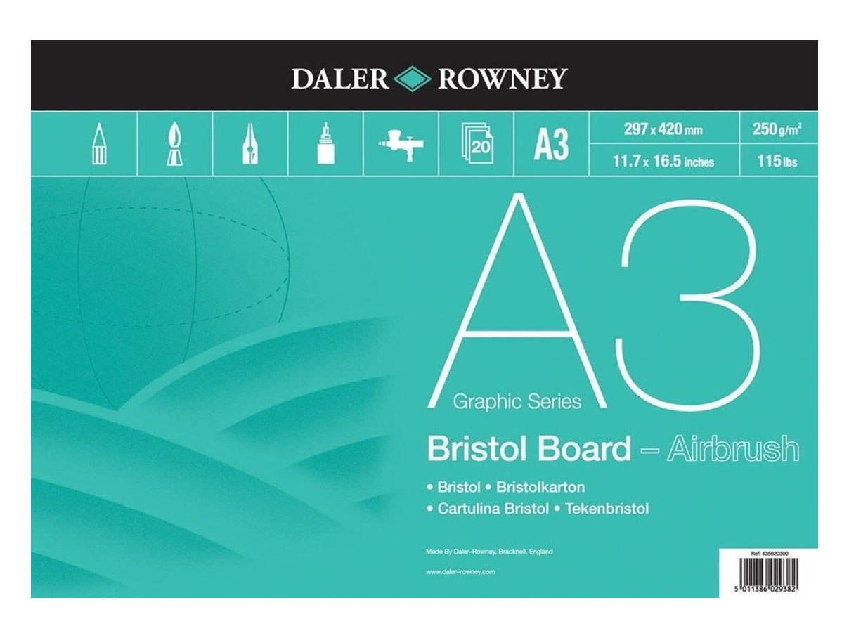 Bristol board paper pad from daler-rowney